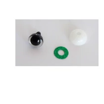 Biztonsági szem játékhoz/bábuhoz, méret: 16 mm, glitteres, smaragdzöld színű - 1 pár Biztonsági szem játékhoz/bábuhoz, méret: 16 mm, glitteres, smaragdzöld színű - 1 pár
