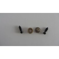 Biztonsági szem játékhoz/bábuhoz, méret: 05 mm, fekete színű - 1 pár