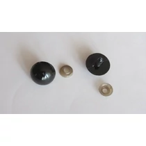 Biztonsági szem játékhoz/bábuhoz, méret: 24 mm, fekete színű - 1 pár Biztonsági szem játékhoz/bábuhoz, méret: 24 mm, fekete színű - 1 pár