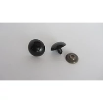 Biztonsági szem játékhoz/bábuhoz, méret: 28 mm, fekete színű - 1 pár