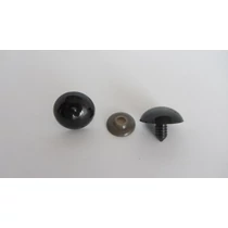 Biztonsági szem játékhoz/bábuhoz, méret: 30 mm, fekete színű - 1 pár