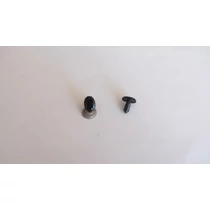 Biztonsági szem játékhoz/bábuhoz, ovális, közepes, fekete színű - 1 pár