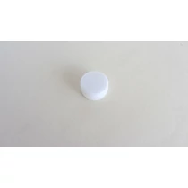 Csörgő játékhoz/bábuhoz, műanyag, fehér, lapos, átmérő:22 mm