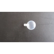 Síp játékhoz/bábuhoz, műanyag, áttetsző, kerek, átmérő:25 mm