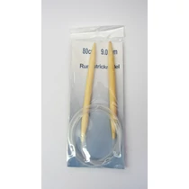 Körkötőtű, bambusz, 80cm, 9,0mm   Körkötőtű, bambusz, 80cm, 9,0mm