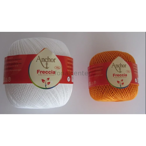 Anchor Freccia horgolócérna 100gr finomság:16 színkód: 07901+GRATIS 50gr szín:n.sárga