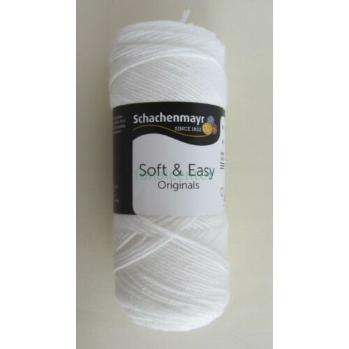 Schachenmayr Soft & Easy  fonal, Színkód: 00001