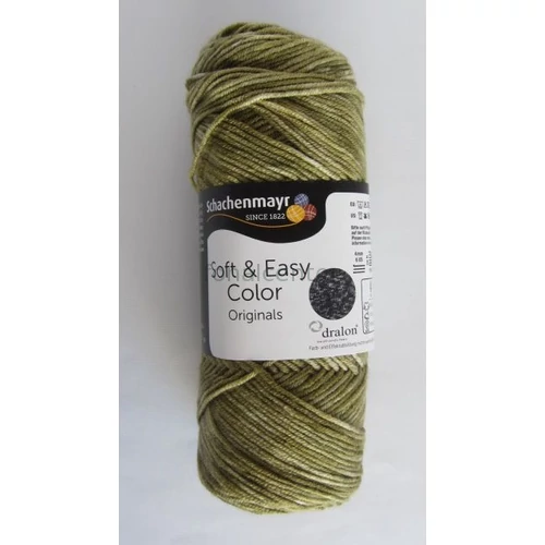 Schachenmayr Soft & Easy COLOR fonal, khaki color, Színkód: 00084