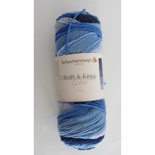 Schachenmayr Soft & Easy COLOR fonal, water/víz színű, Színkód: 00093
