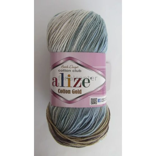 ALIZE Cotton Gold Batik török fonal, Színkód: 4148