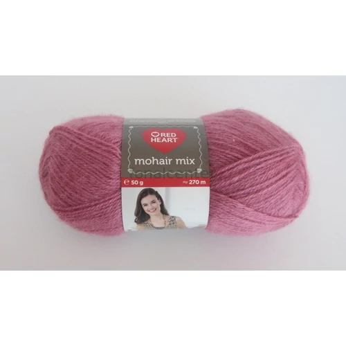 Red Heart Mohair Mix fonal, rózsaszín, Színkód: 06682