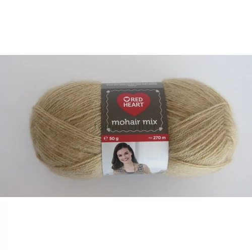 Red Heart Mohair Mix fonal, karamell színű, Színkód: 06944