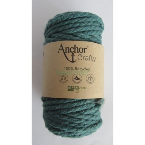 Anchor Crafty makramé fonal, erdőzöld színű,  színkód:00111
