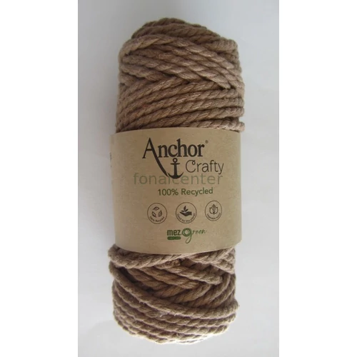 Anchor Crafty makramé fonal, mogyoró színű,  színkód:00123