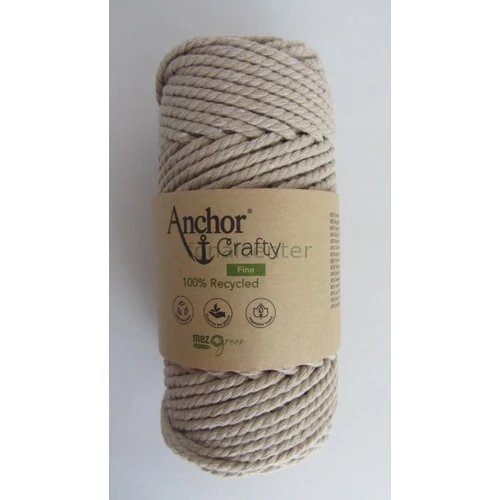 Anchor Crafty Fine makramé fonal, gyöngyszínű,  színkód:00106