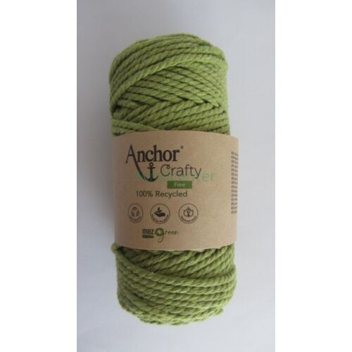 Anchor Crafty Fine makramé fonal, almazöld színű,  színkód:00110