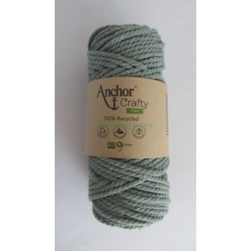 Anchor Crafty Fine makramé fonal, lagúnazöld színű,  színkód:00113