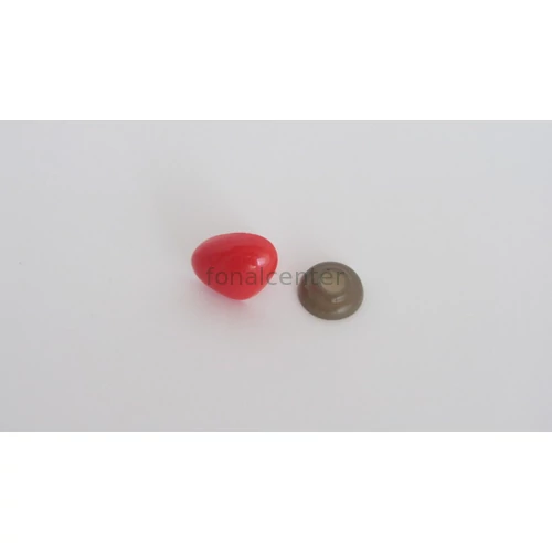 Biztonsági orr játékhoz/bábuhoz, méret: 20 mm, piros színű- 1 db