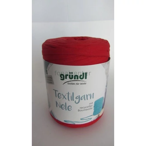   Gründl Textilgarn NELE német pólófonal, piros, Színkód: 032