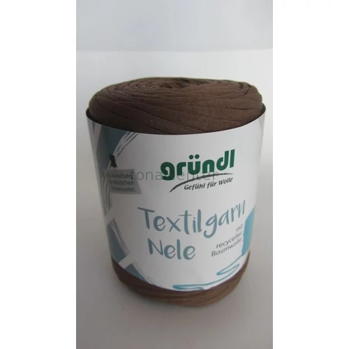   Gründl Textilgarn NELE német pólófonal, kávébarna, Színkód: 041