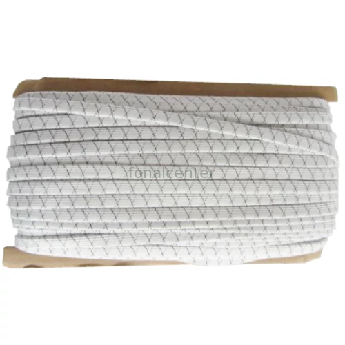 Nadrág gumi, ( nadrággumi )   -  Szuper erős, tartós, 10 mm fehér, gazdaságos BIG PACK   - 25 méter/csomag 