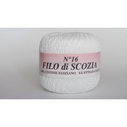  Filo di Scozia No.16 olasz fonal, 50 gr, Színkód: 01