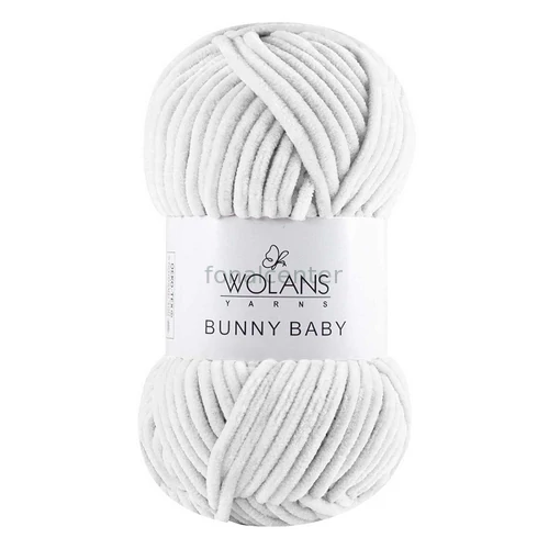 Wolans Yarns BUNNY BABY fonal, Színkód: 100-01 