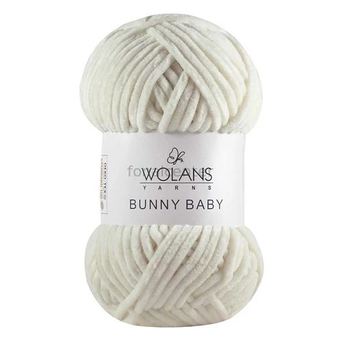 Wolans Yarns BUNNY BABY fonal, Színkód: 100-34 