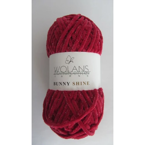Wolans Yarns BUNNY SHINE fonal, Színkód: 820-20, burgundi