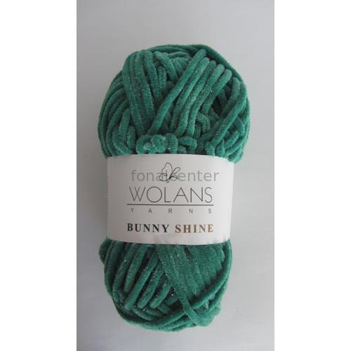Wolans Yarns BUNNY SHINE fonal, Színkód: 820-26, zöld