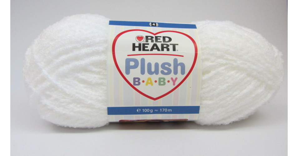 Red Heart Plush Baby fonal, Színkód 0001 Red_Heart_MEZ Fonalcenter